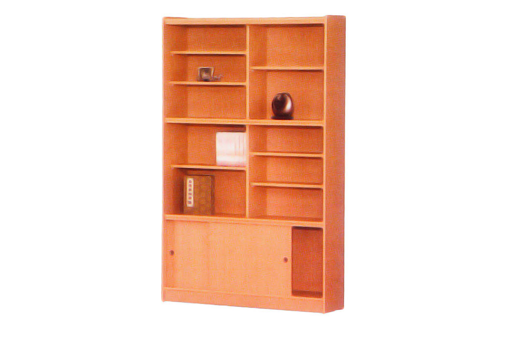 軌道門式木製書櫃