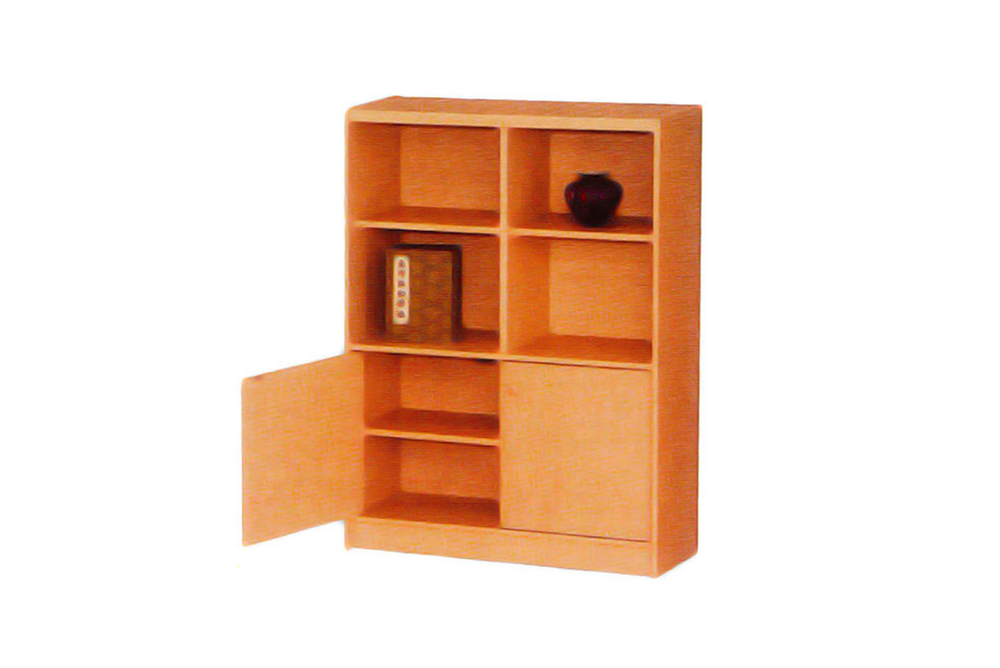 拉門式木製書櫃