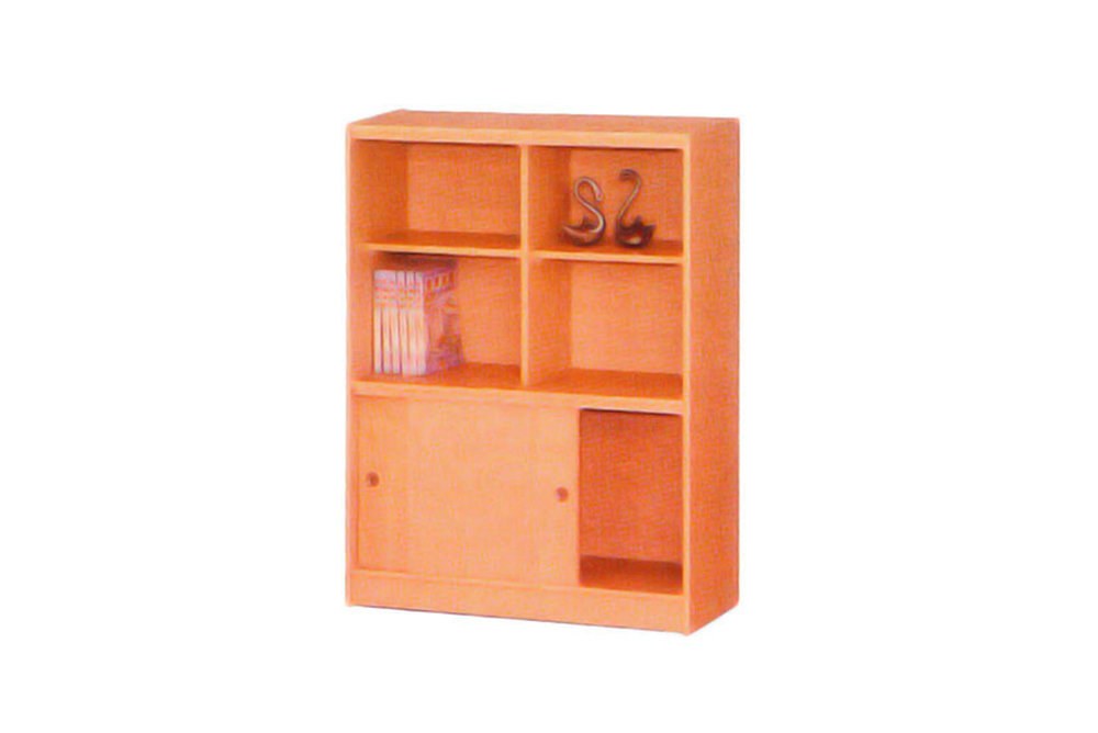 軌道門式木製書櫃