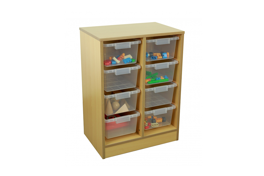 KIDS-F 兩列大儲物盒教學櫃