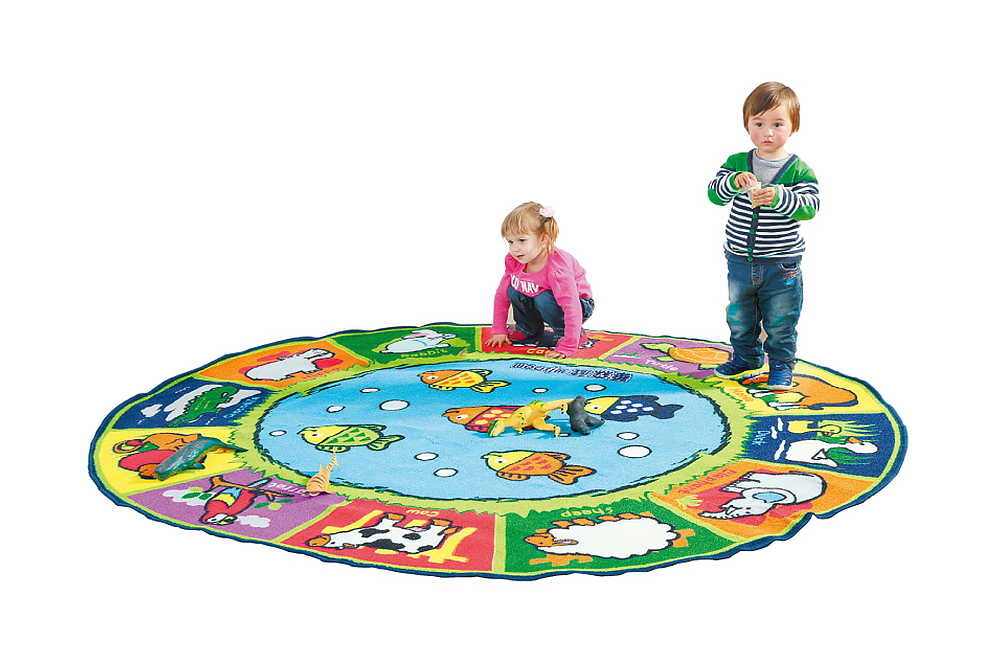 動物小組教學毯