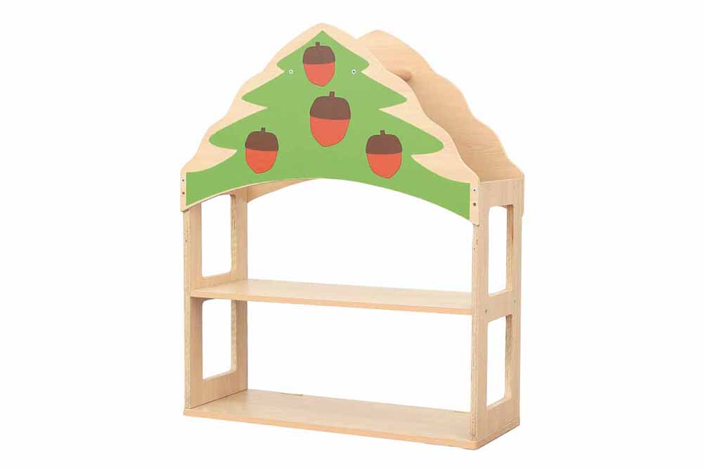 森林系統上棚櫃松樹