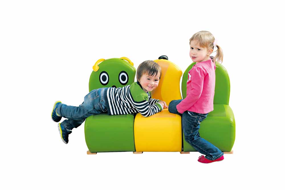 迷你組合毛蟲沙發-三件組