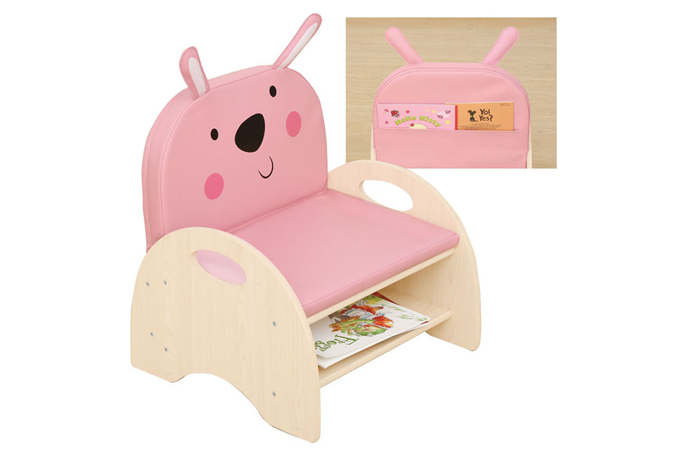 動物家族座墊-小兔