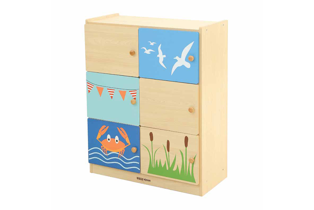 海洋立式6格工作櫃