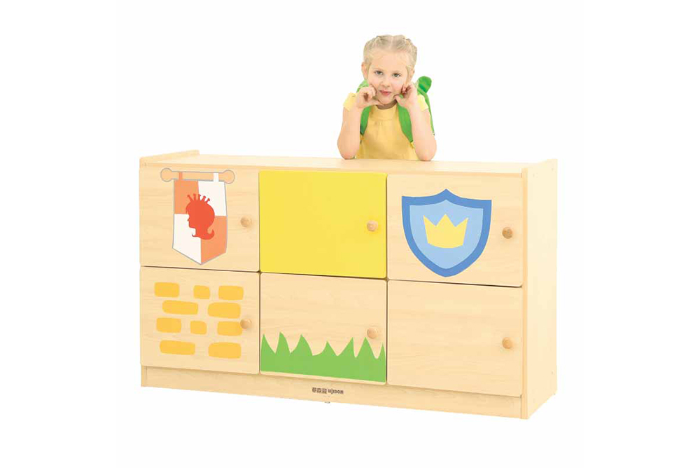 城堡橫式6格工作櫃