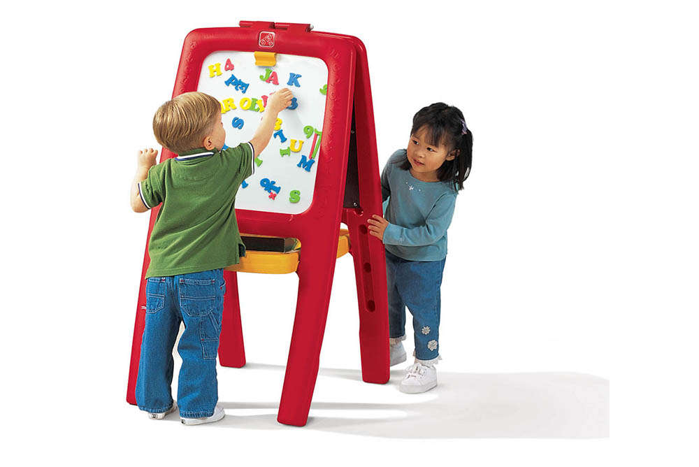 STEP2 A型大畫板-兩面白板