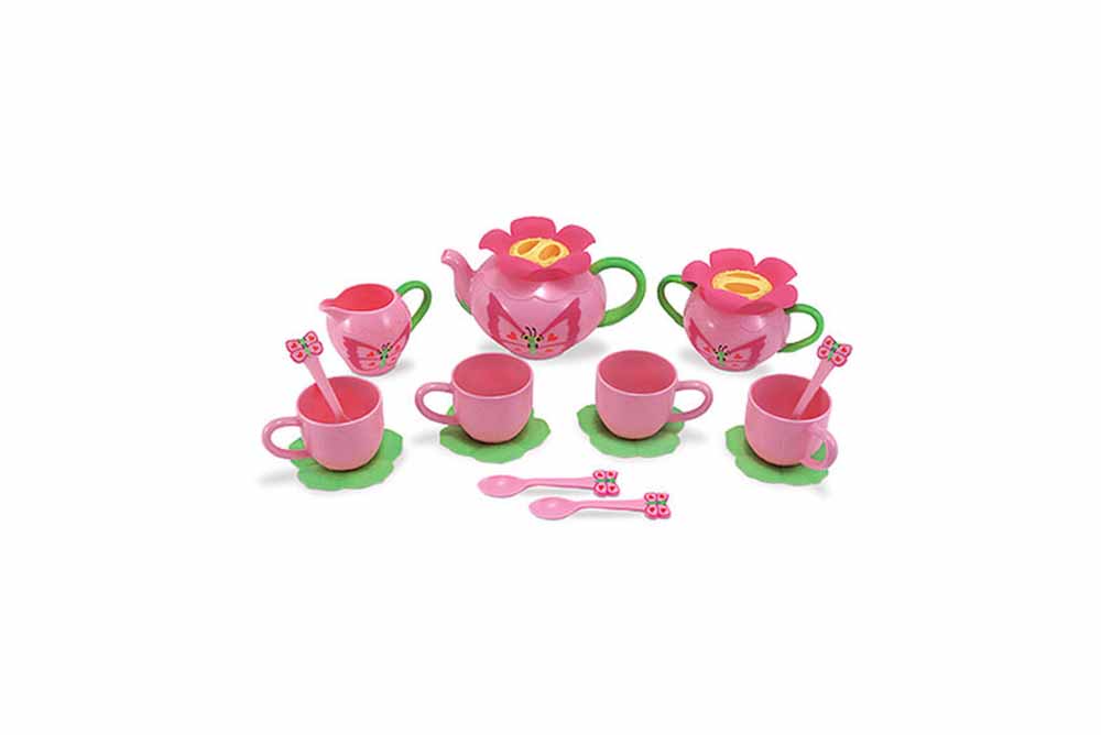 蝴蝶花園茶具組