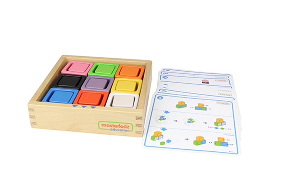 Masterkidz 方形顏色配對遊戲盒