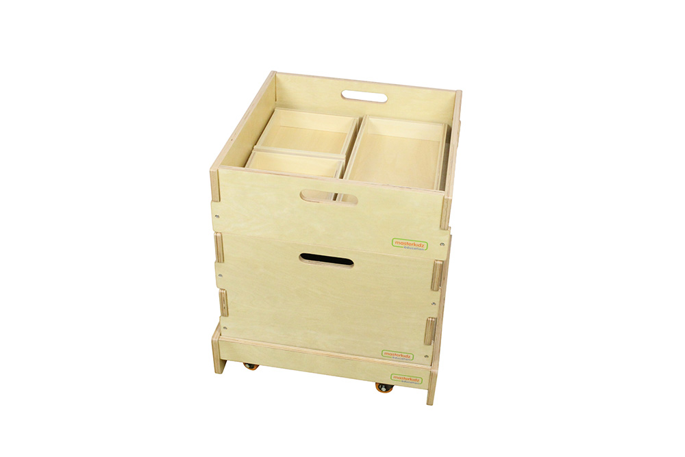 Masterkidz 教具儲物系列-帶輪底座(正方)