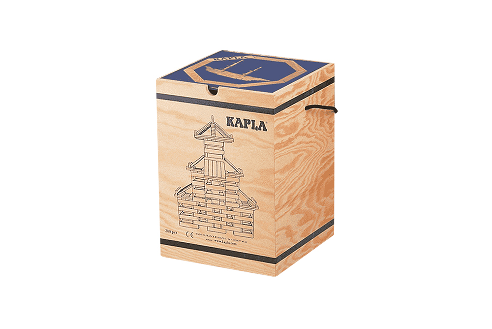 KAPLA 原木積木-中階建築