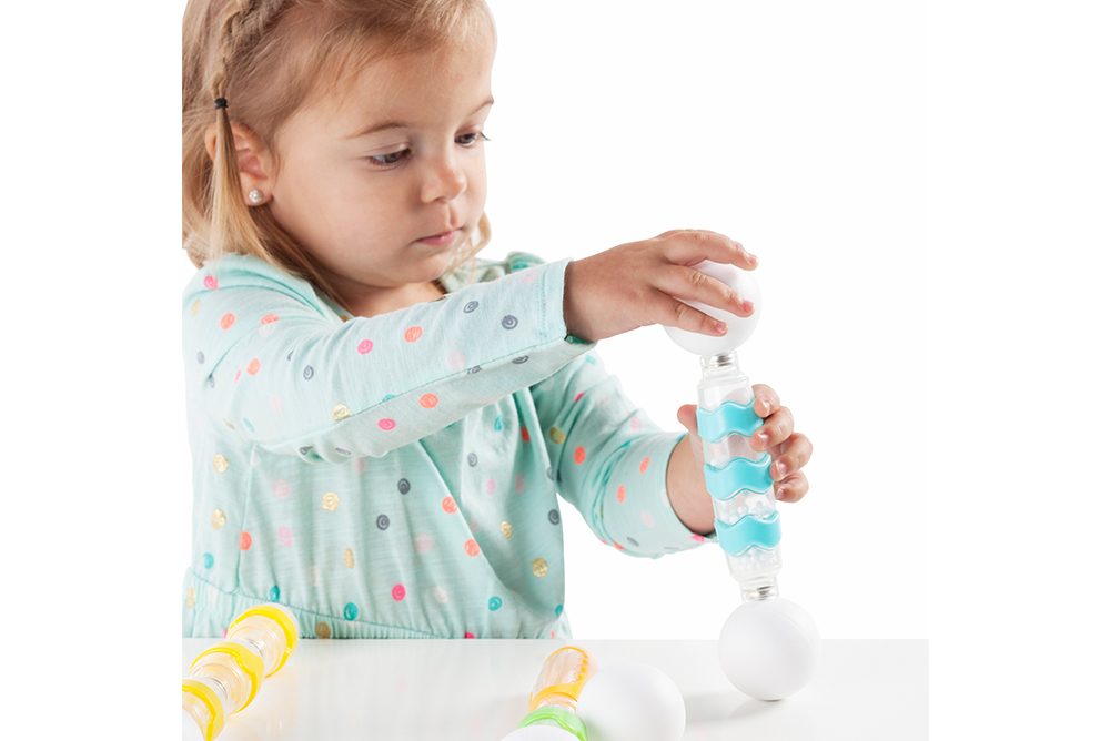 guidecraft 觸覺磁力沙沙積木-30件