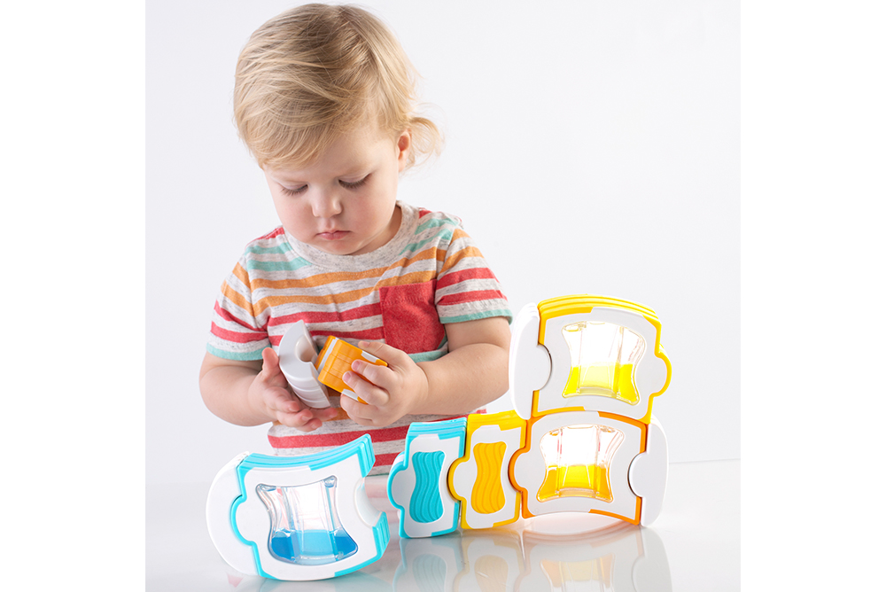 guidecraft 觸覺磁力波浪積木-20件