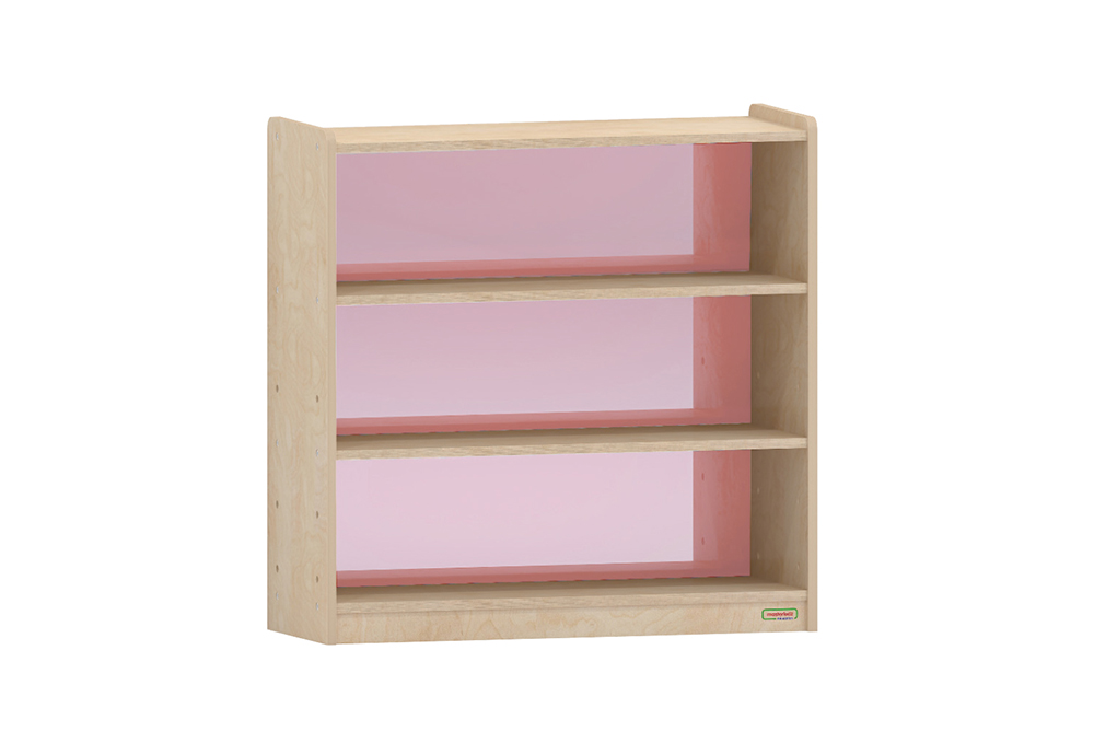 masterkidz 彩色透視耐刮背板三層櫃 (80L)