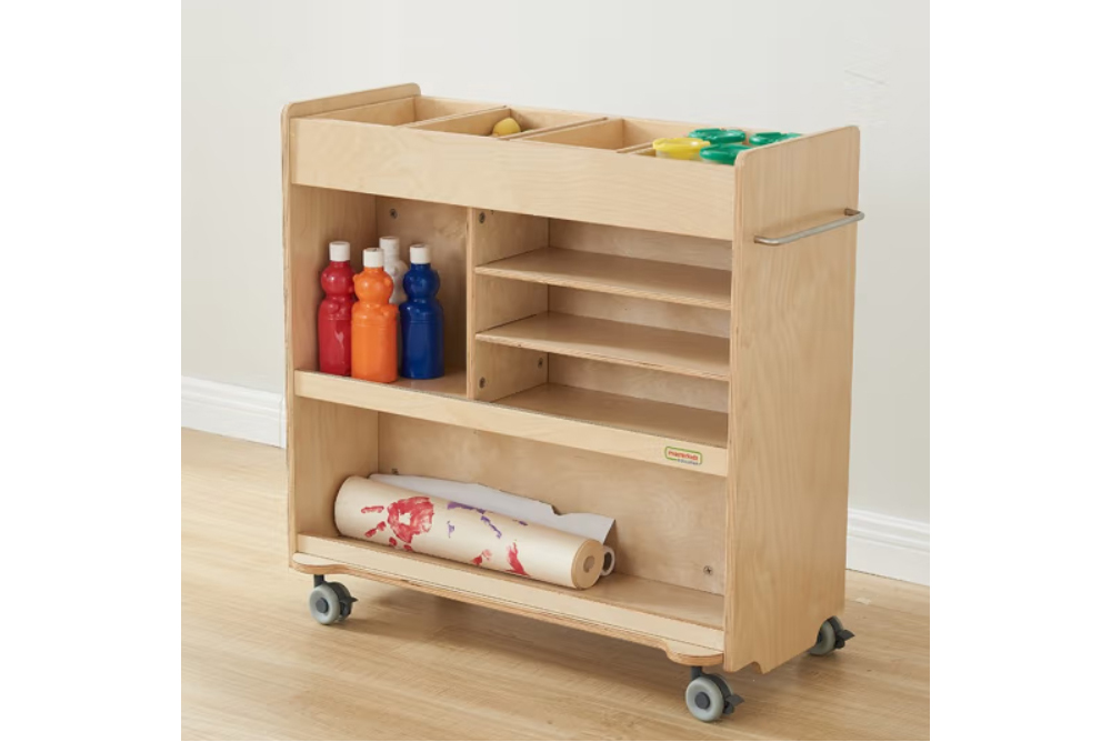 masterkidz 移動式美術器材收納櫃