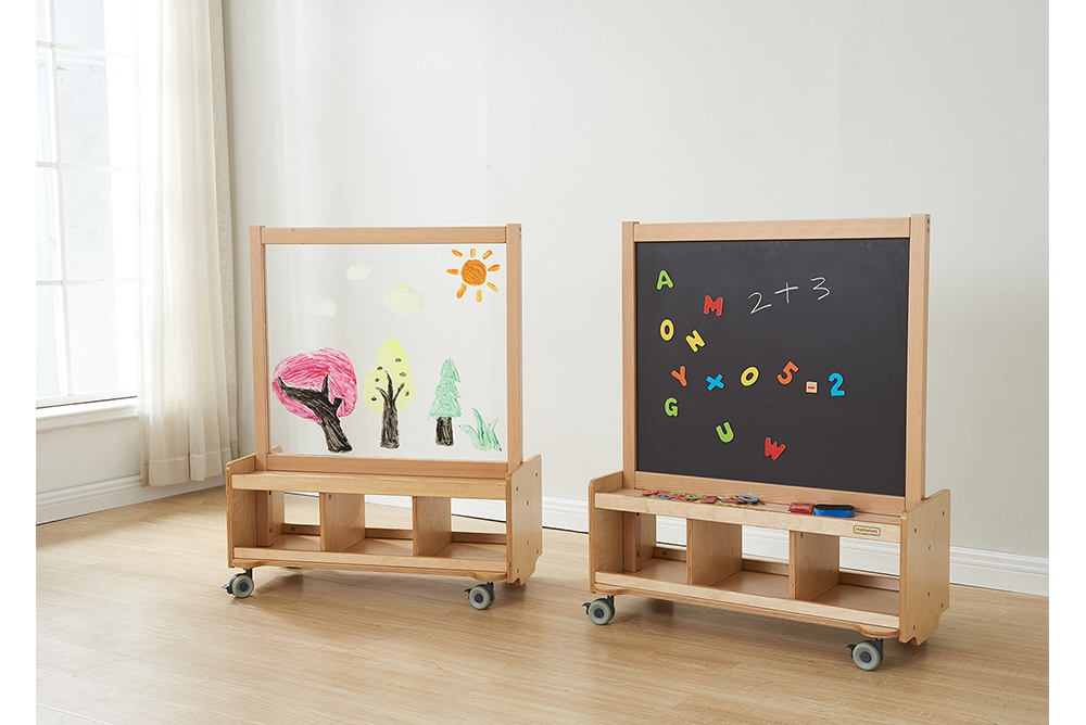 Masterkidz 移動式美術屏風-透明耐刮壓克力板