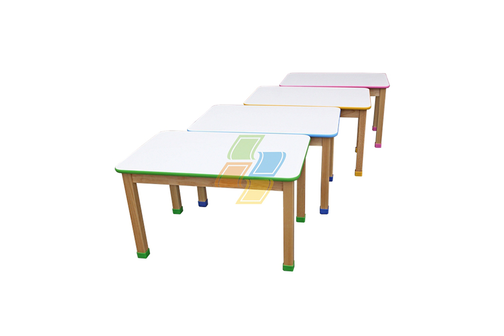 彩邊圓角桌-無層板