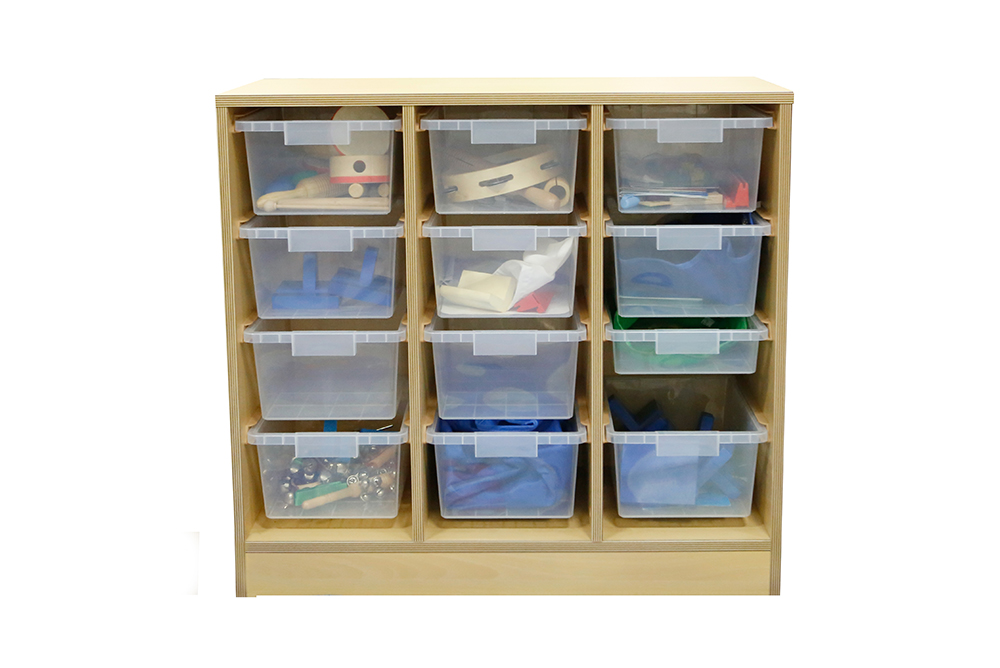 KIDS-F 三列大儲物盒教學櫃