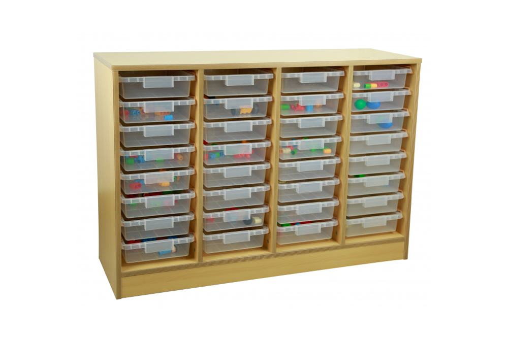 KIDS-F 四列小儲物盒教學櫃