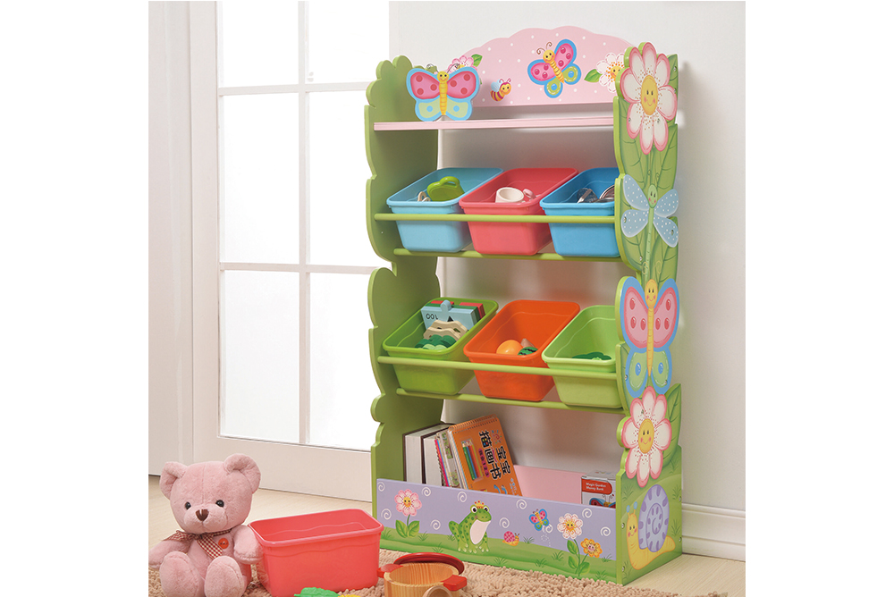 teamson 魔法花園四層收納架