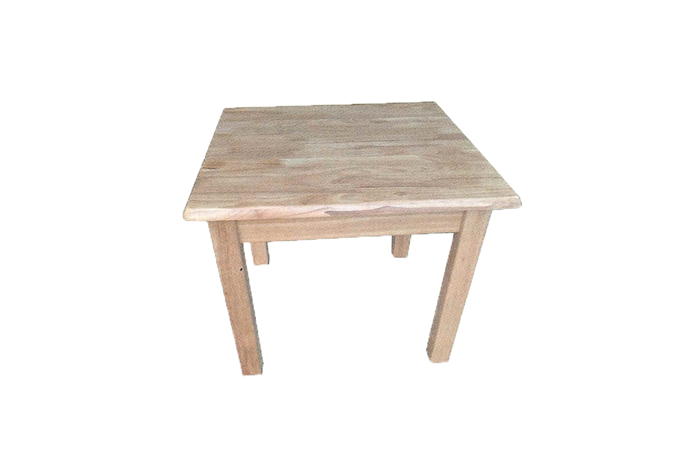 原木四方桌