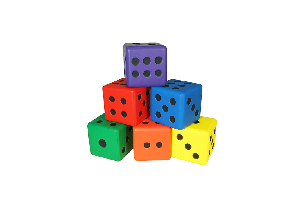 iSport 3吋6色6面骰子組