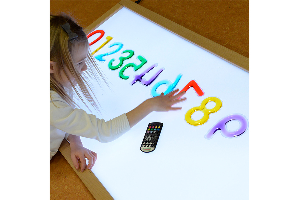 Masterkidz  彩色透明軟質大寫字母與數字36件套