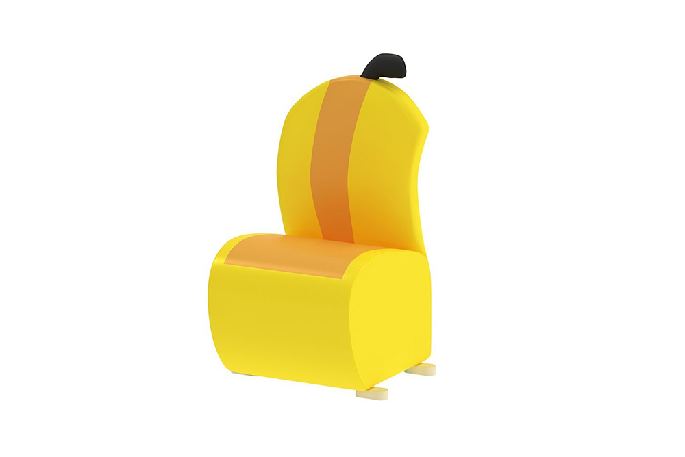 組合式毛蟲沙發-黃身