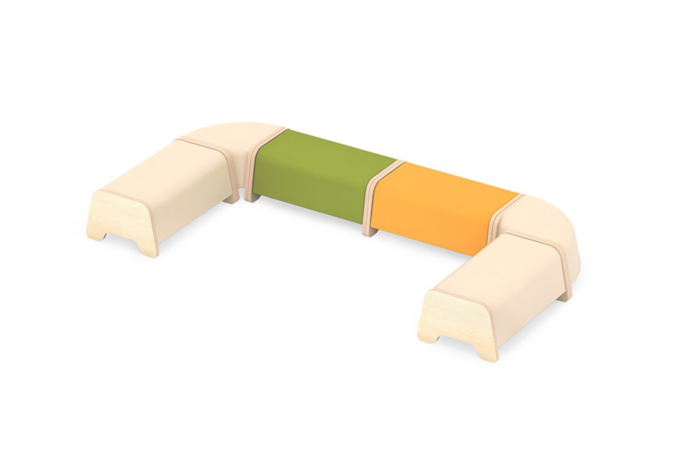 單色沙發座椅-多彩色組合C