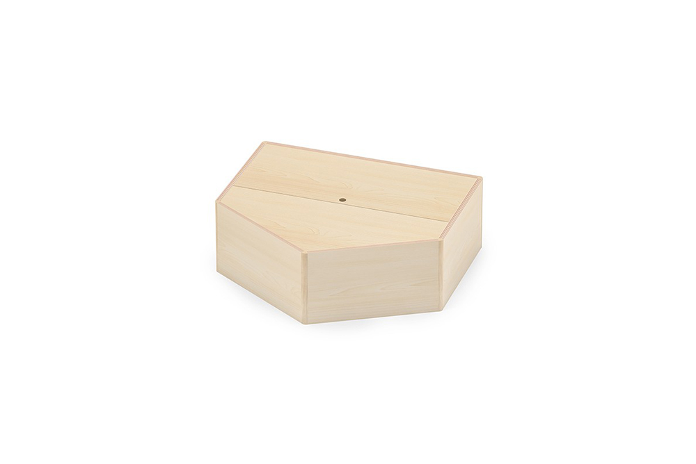 休閒5邊形地台H30-置物