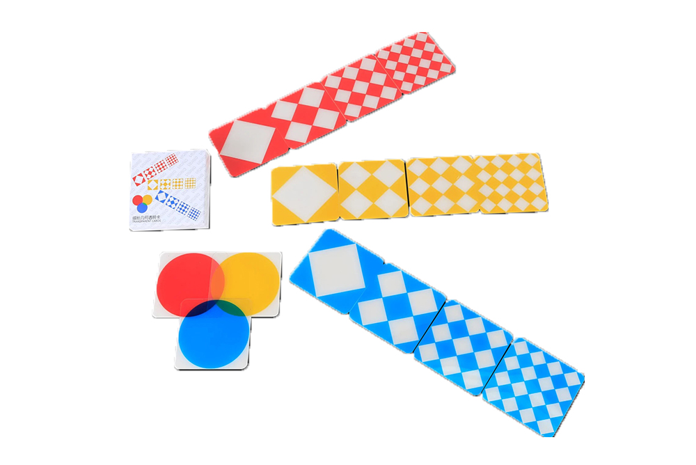 VIVAIO 繽紛幾何透明卡 48pcs