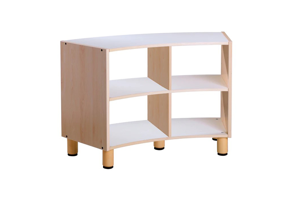 GAM 45度雙層4格全開口曲櫃