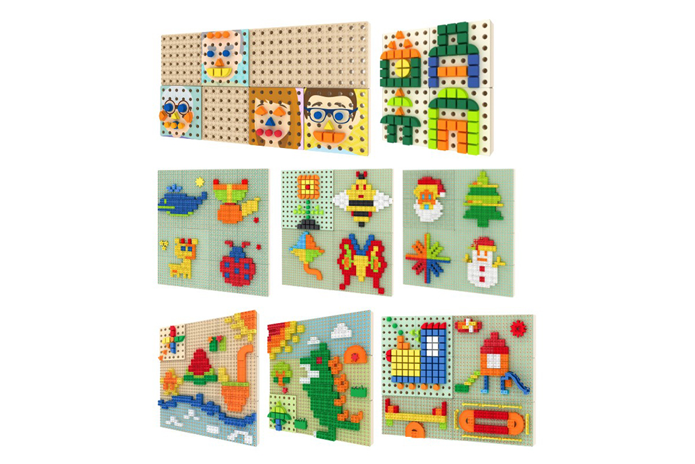 拼插牆板積木包-標準包