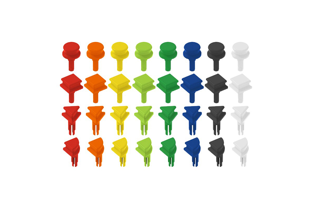 8色混合幾何塊80件套