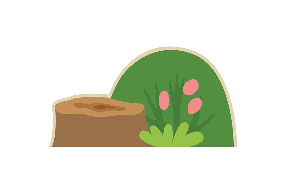 活動牆主題背板-樹樁