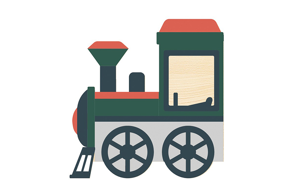 活動牆主題背板-火車頭