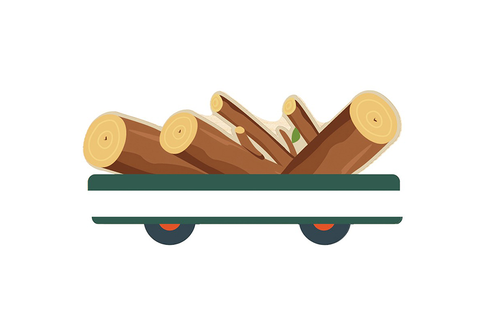 活動牆主題背板-火車車廂木材