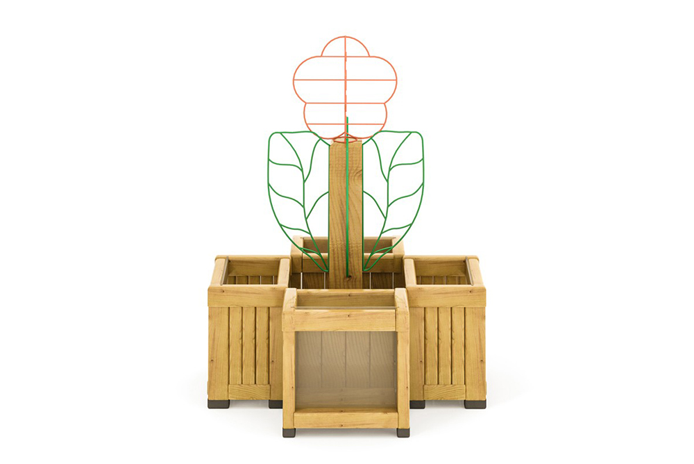 四面植物根部觀察器