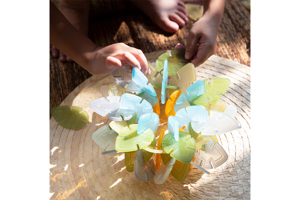 guidecraft 燈桌葉片積木