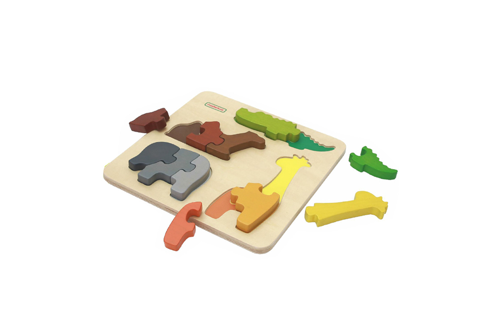 Masterkidz 厚塊拼圖-森林動物