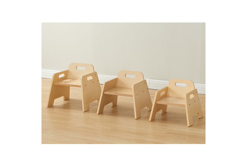 masterkidz 小木人系列-木椅 (原木色)