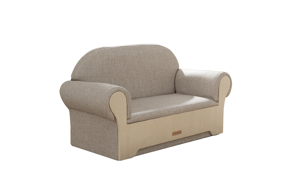 masterkidz 灰色木紋沙發-雙座