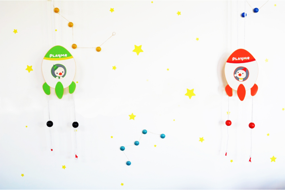 PlayMe 牆上火箭懸掛組