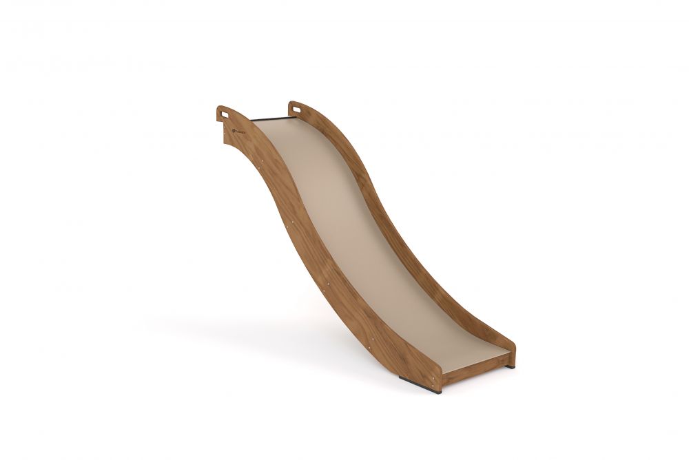 戶外木製移動式設備-滑梯H86cm