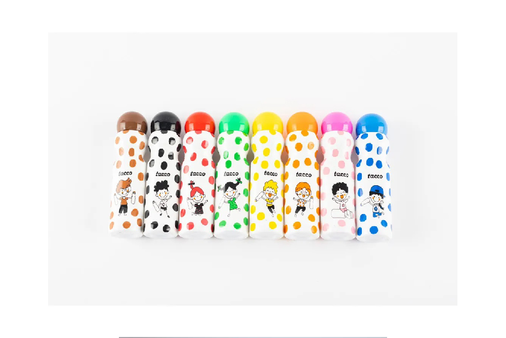 8色點點塗鴉筆套裝