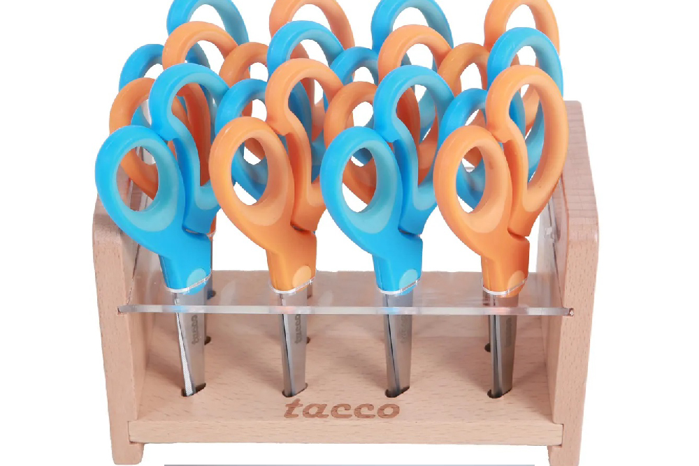 帶底座軟握剪刀套裝（12把）