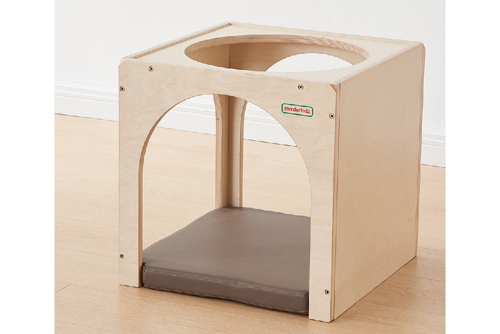 masterkidz 0-3體能感統系列-攀爬立方-3入口配頂部探索口