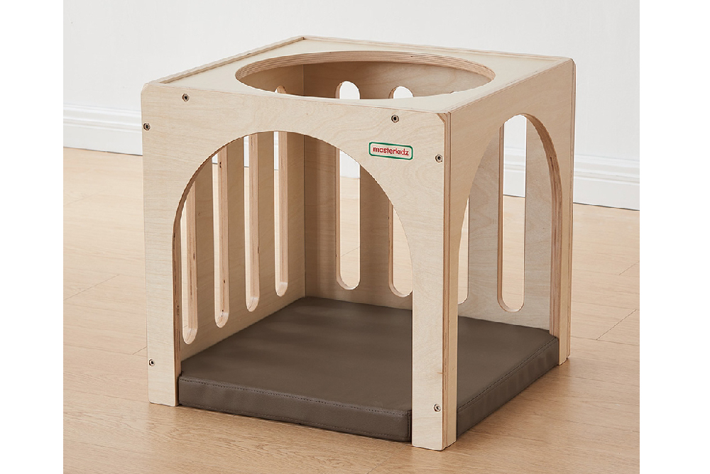 masterkidz 0-3體能感統系列-攀爬立方-2入口轉角配頂部探索口