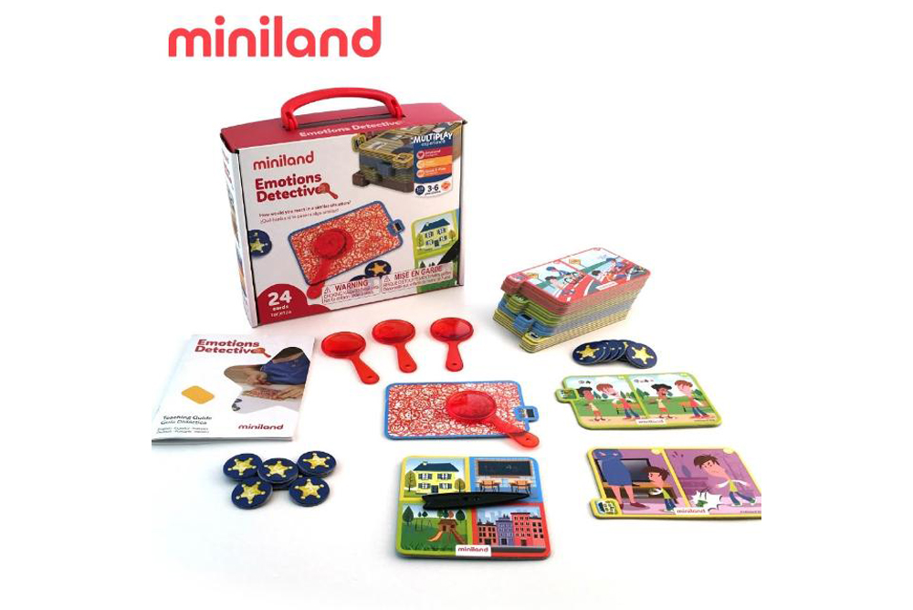 miniland 偵探桌遊-情緒引導