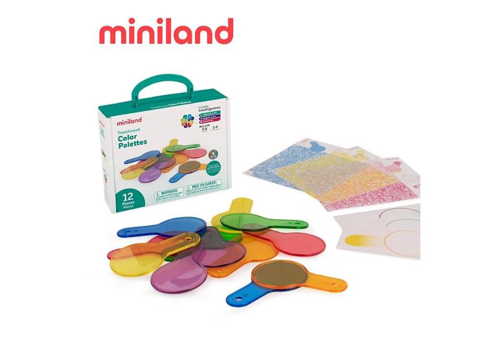 miniland 半透明/透光調色魔法師12入